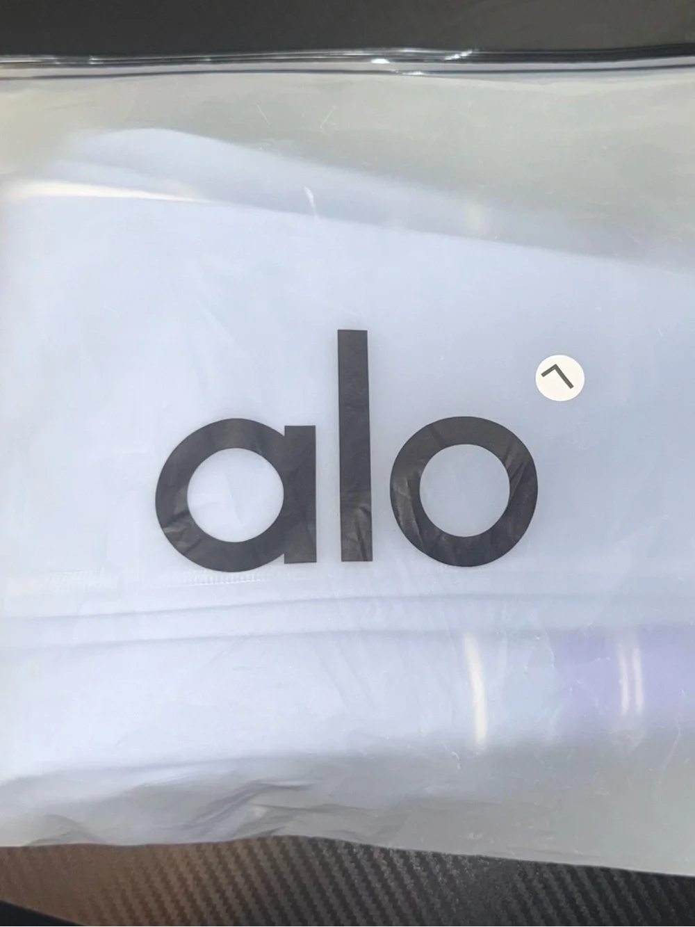 ALO Yoga Light Blue V‑Neck Sports Bra & Matching Leggings Set